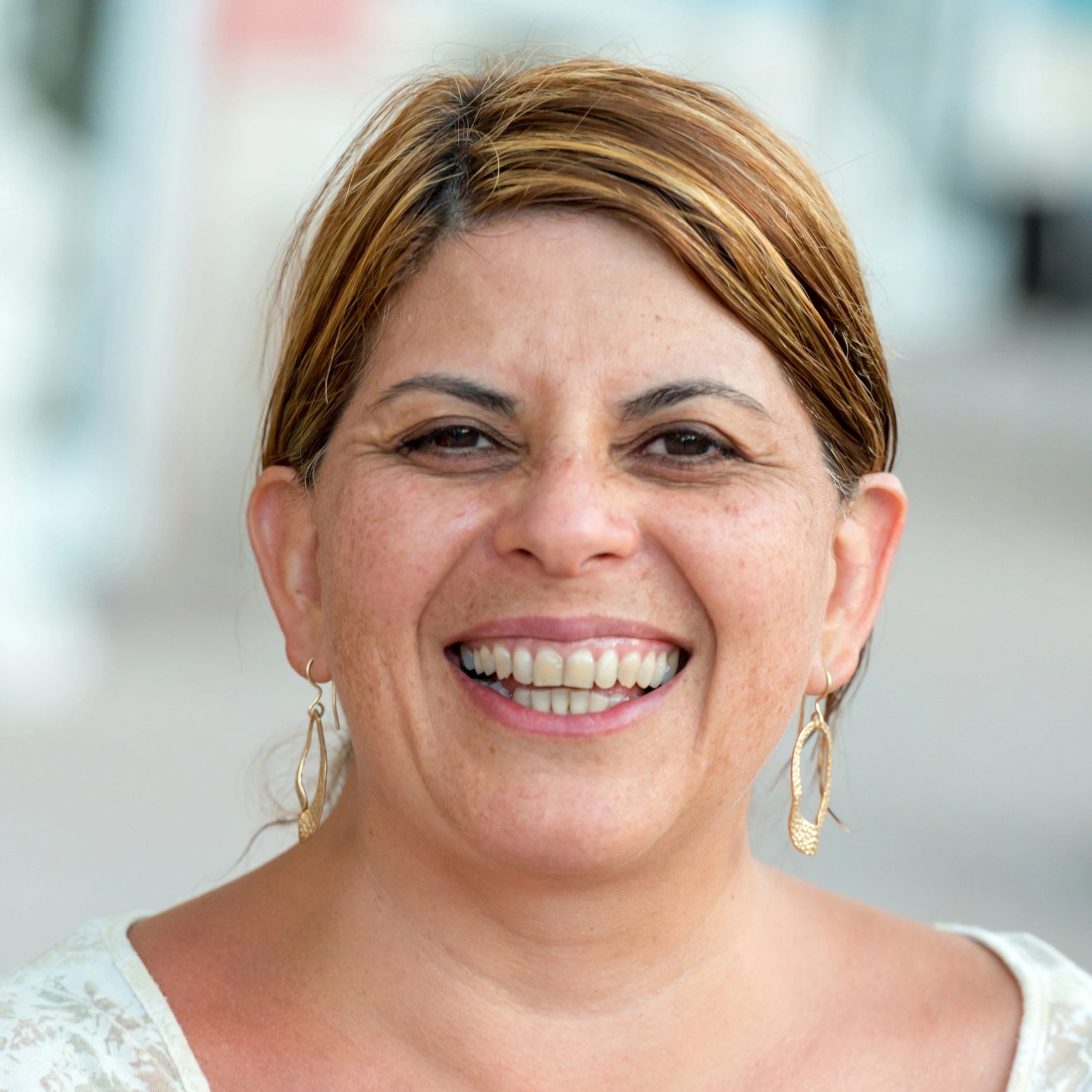 Smiling mature woman portrait